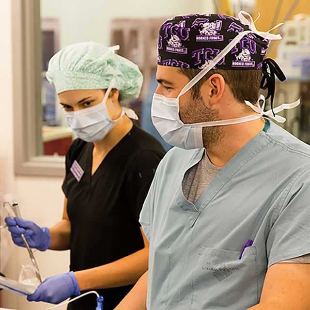 TCU students prepare for careers in health care