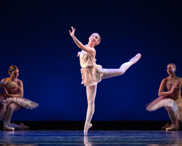 Ballet dancer on stage, photo was taken by Joamanuel Velazquez