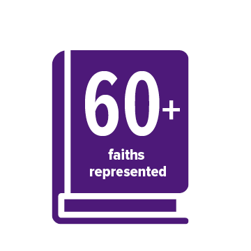 60 faiths represented
