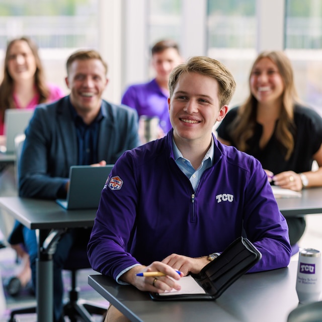 Neeley students sit in classroom