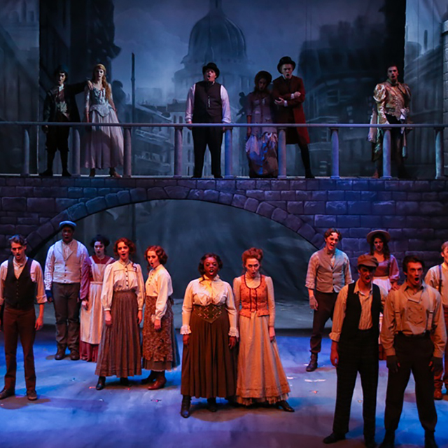 The cast of the musical Sweeney Todd