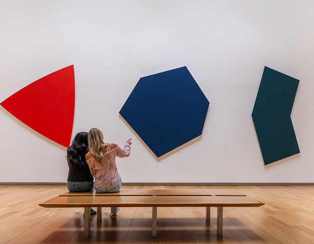 Students at the Modern Art Museum of Fort Worth