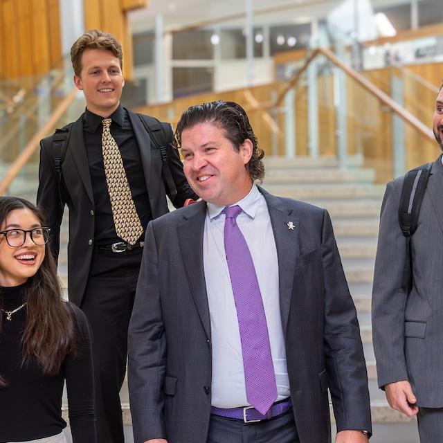 Daniel Pullin and students