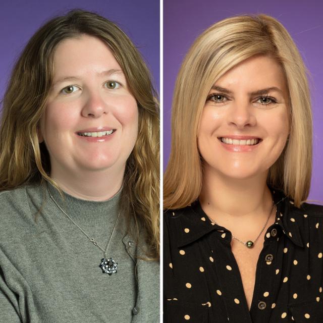 Kim Owczarski and Anne Major