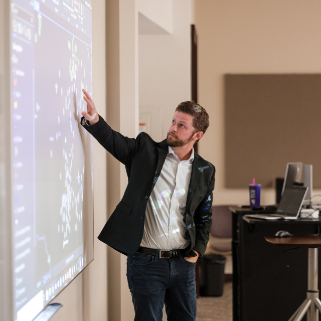 Sean Crotty Teaching a Class
