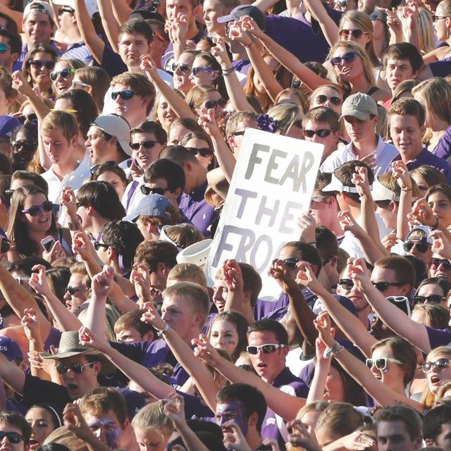 TCU student section