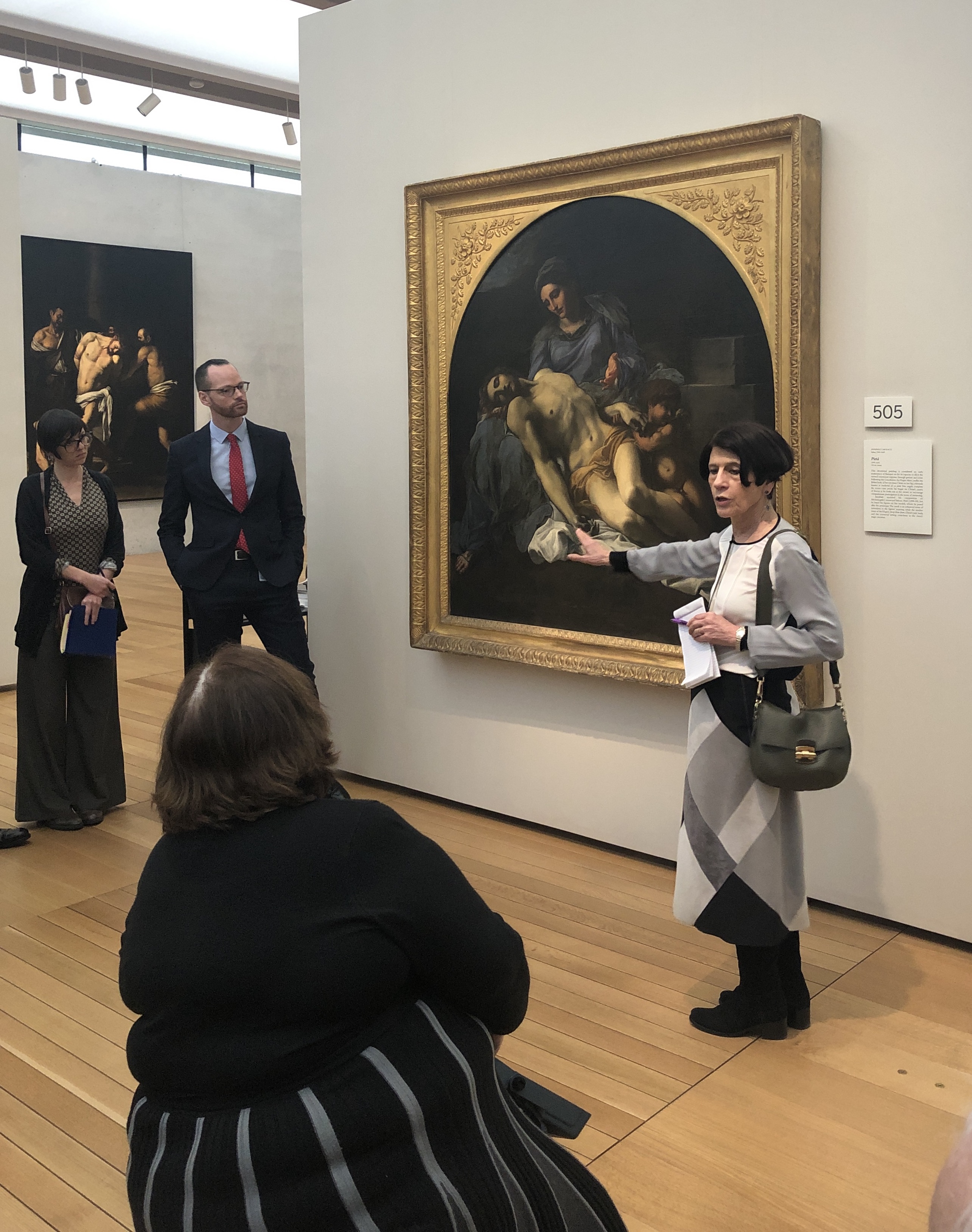 Dr. Bohn participates in a scholar’s day at the Kimbell Art Museum in January 2020.