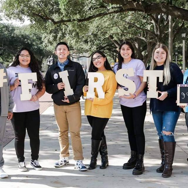 Photo of first-gen students