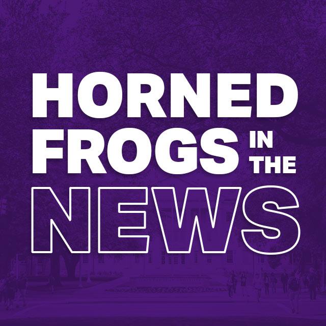 Horned Frogs in the news purple