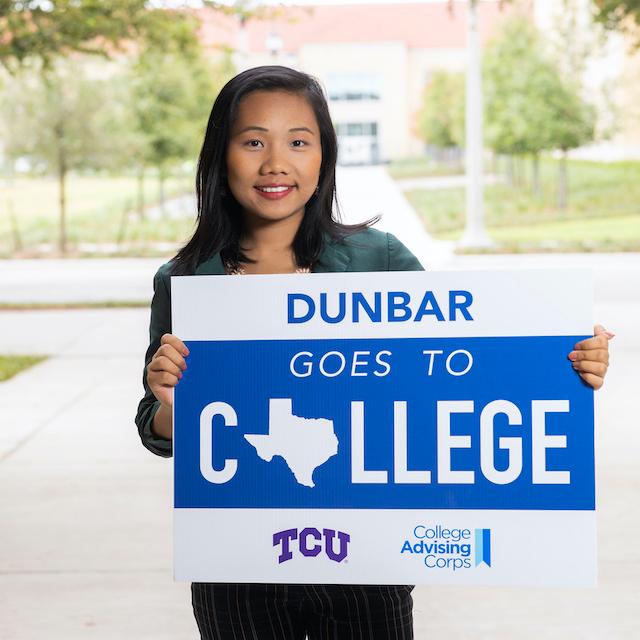 Photo of Mang Kim, TCU Advising Corps