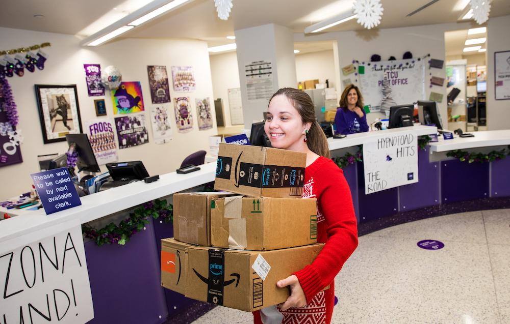 TCU Post Office is Ready to Deliver Holiday Service