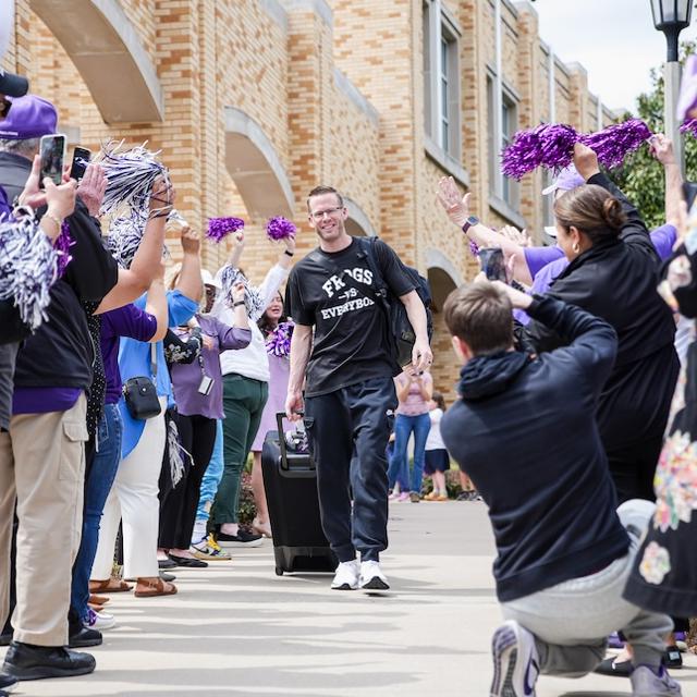 Mark Campbell receives a sendoff