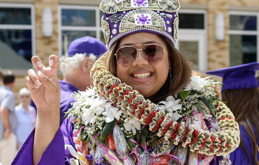 The Graduate Behind the Beautiful Commencement Leis