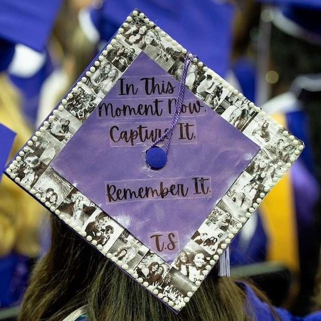 decorated graduation caps