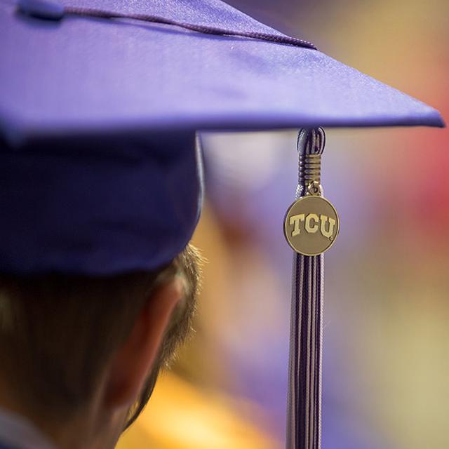 Photo of graduation cap and tassel