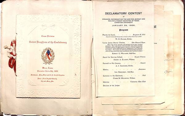 Multi-day United Daughters of the Confederacy programme